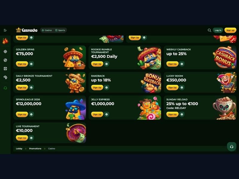Rejestracja w Casinacho Casino (Nacho Casino): konto, KYC i jak nawigować katalog 3000+ gier od razu po rejestracji