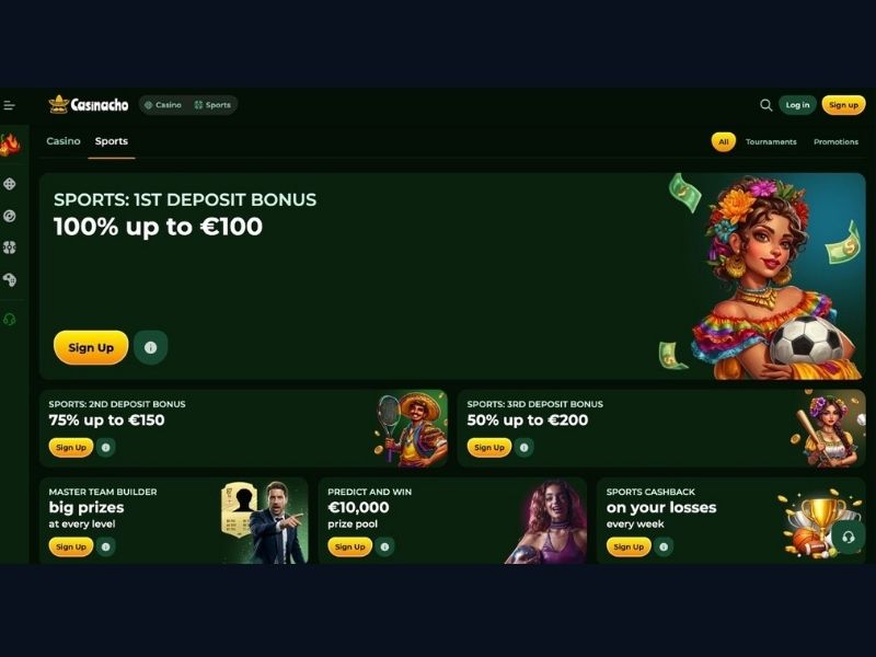 Casinacho Casino (Nacho Casino) na smartfonie: Hold & Win, Drops & Wins i katalog 83+ dostawców mobilnie