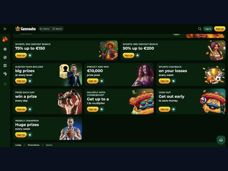 Sloty Hold & Win i Megaways Casinacho Casino mobilnie na smartfonie
